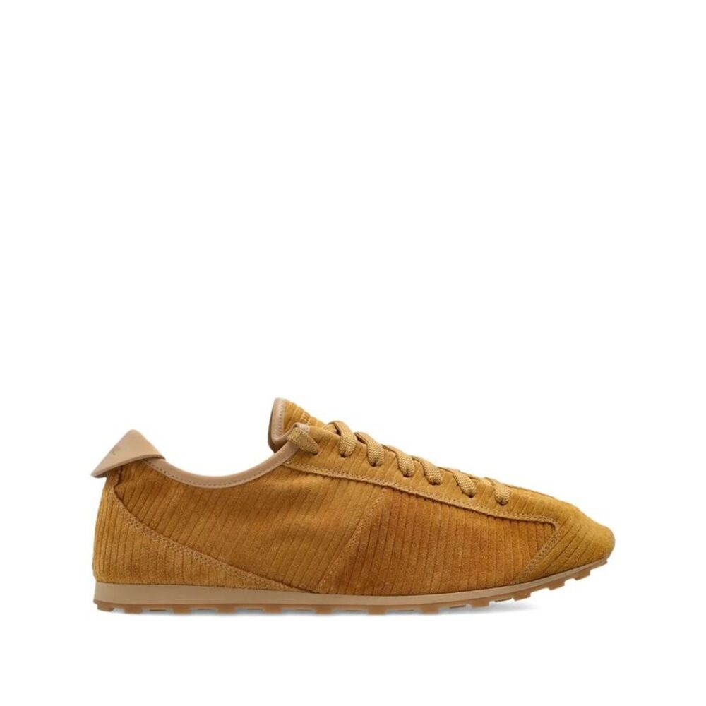 Jacquemus Men Le Tennis Sneakers In Soft Corduroy-Embossed Suede